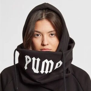 Rare NWT PUMA Fenty Black slip on hooded hat